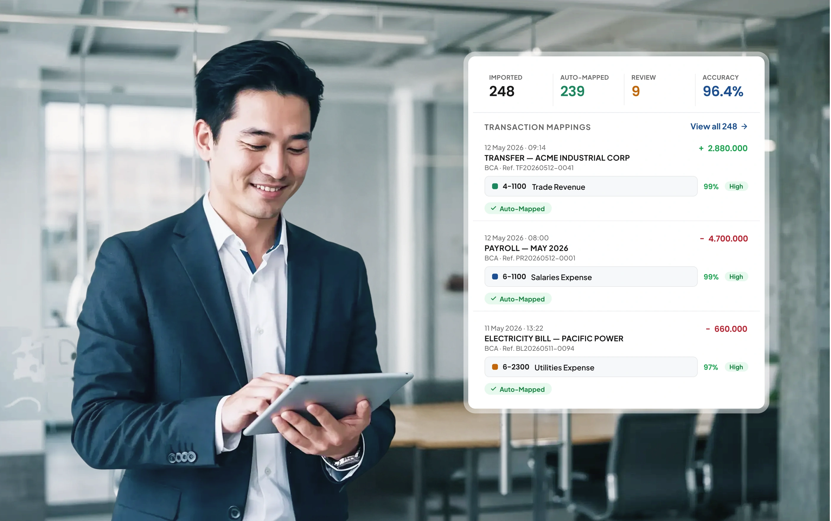 accounting management module HashMicro for Automated Accounts Receivable