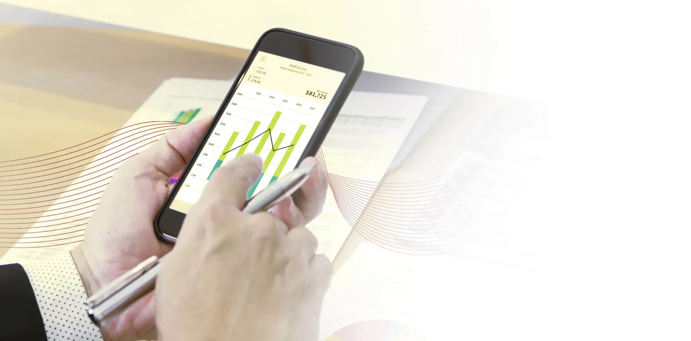 HashMicro ERP Software for the financial services industry, showing accounting, CRM, and project management dashboards