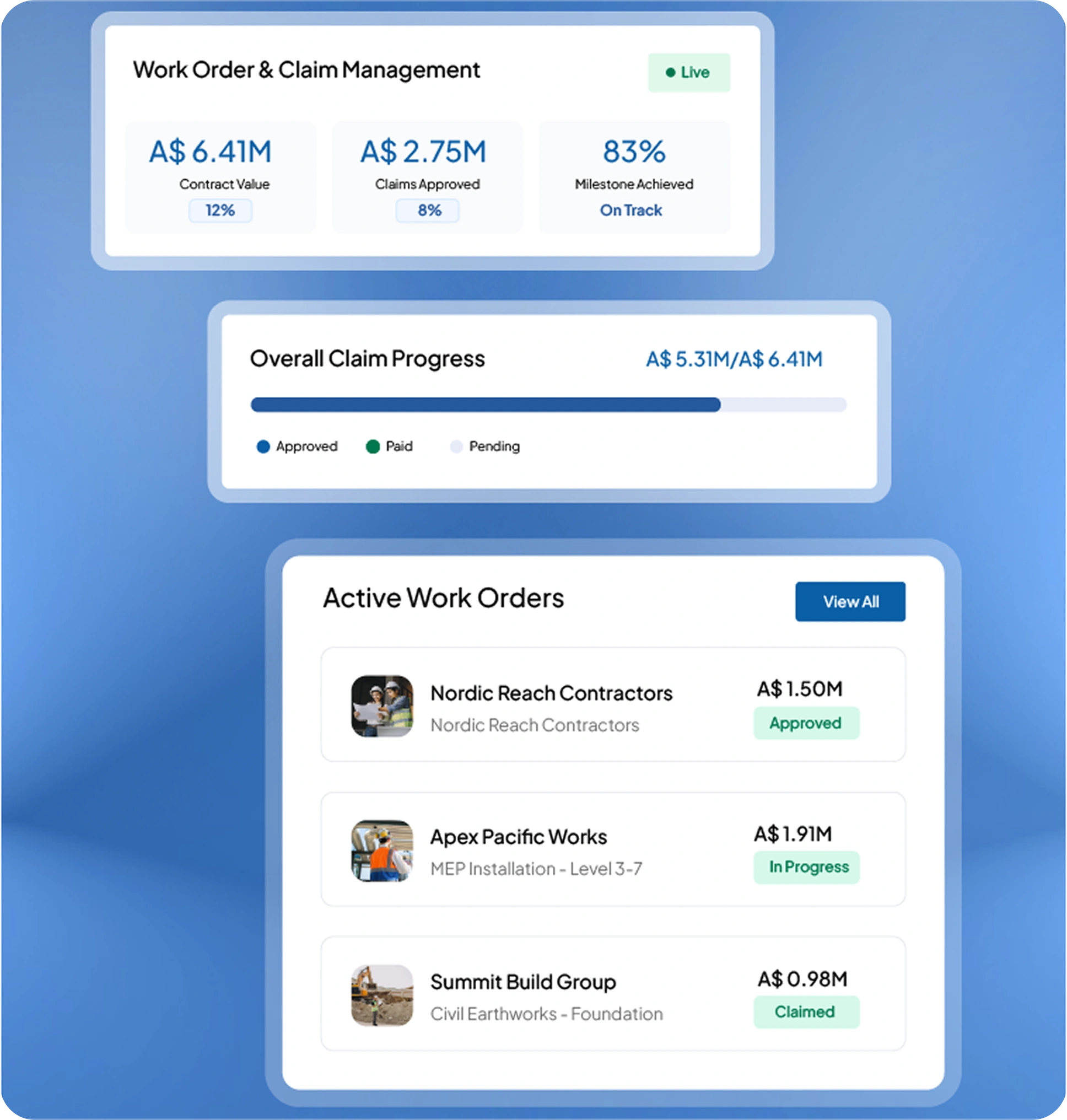 construction software feature page HashMicro for Site Operations & Workforce