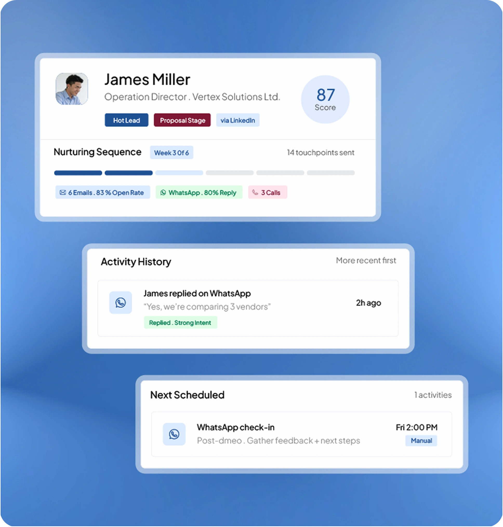 crm software feature page HashMicro for Lead Nurturing