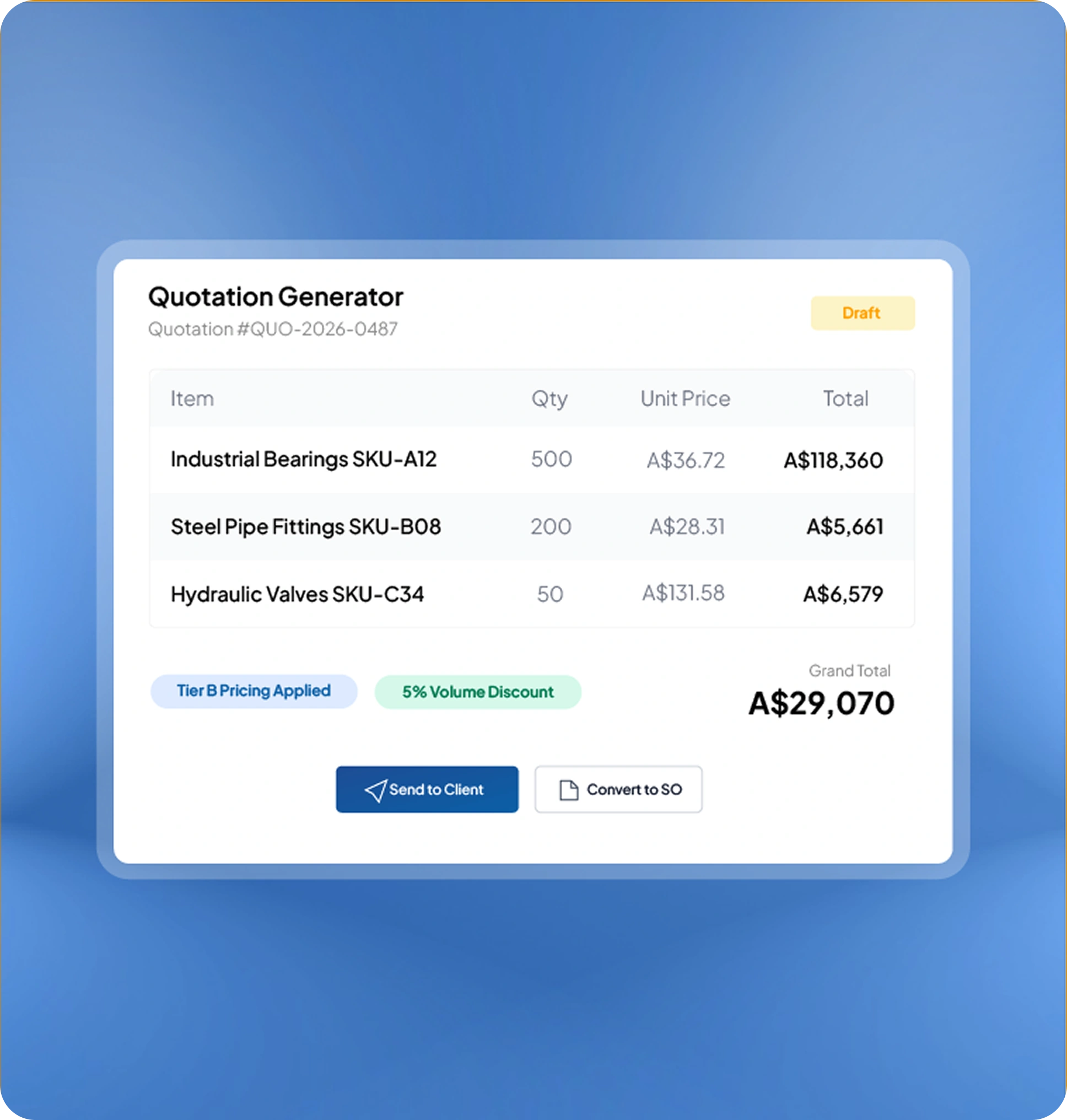 crm software feature page HashMicro for Quotation Management
