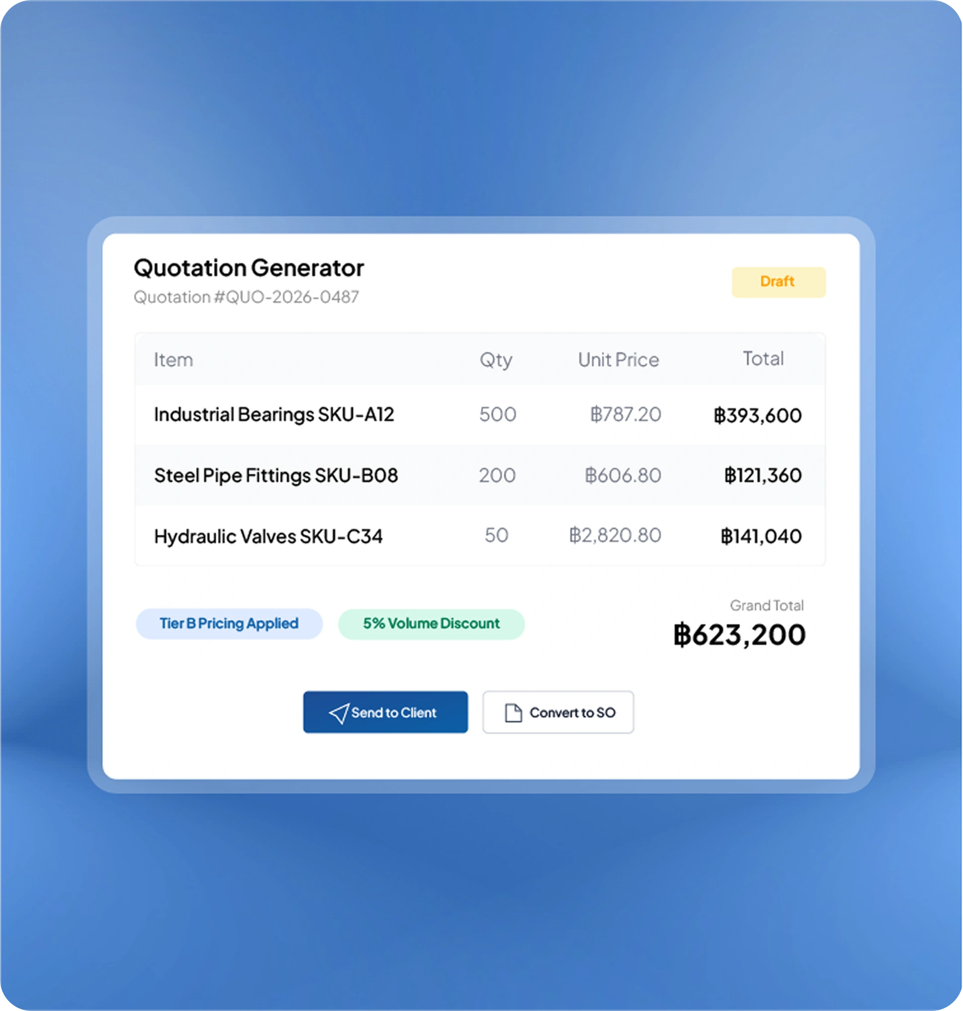 crm software feature page HashMicro for Quotation Management
