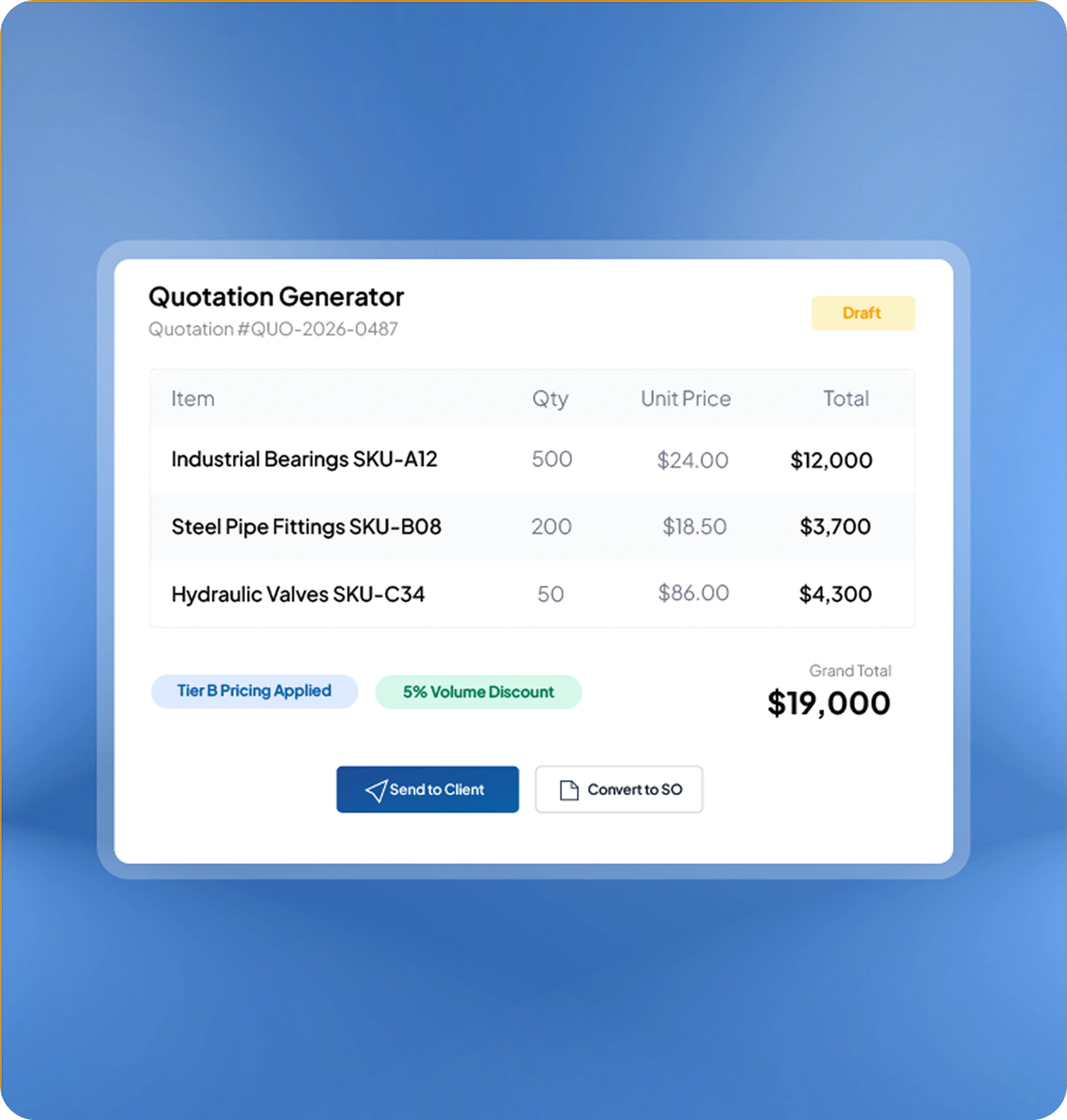crm software feature page HashMicro for Quotation Management