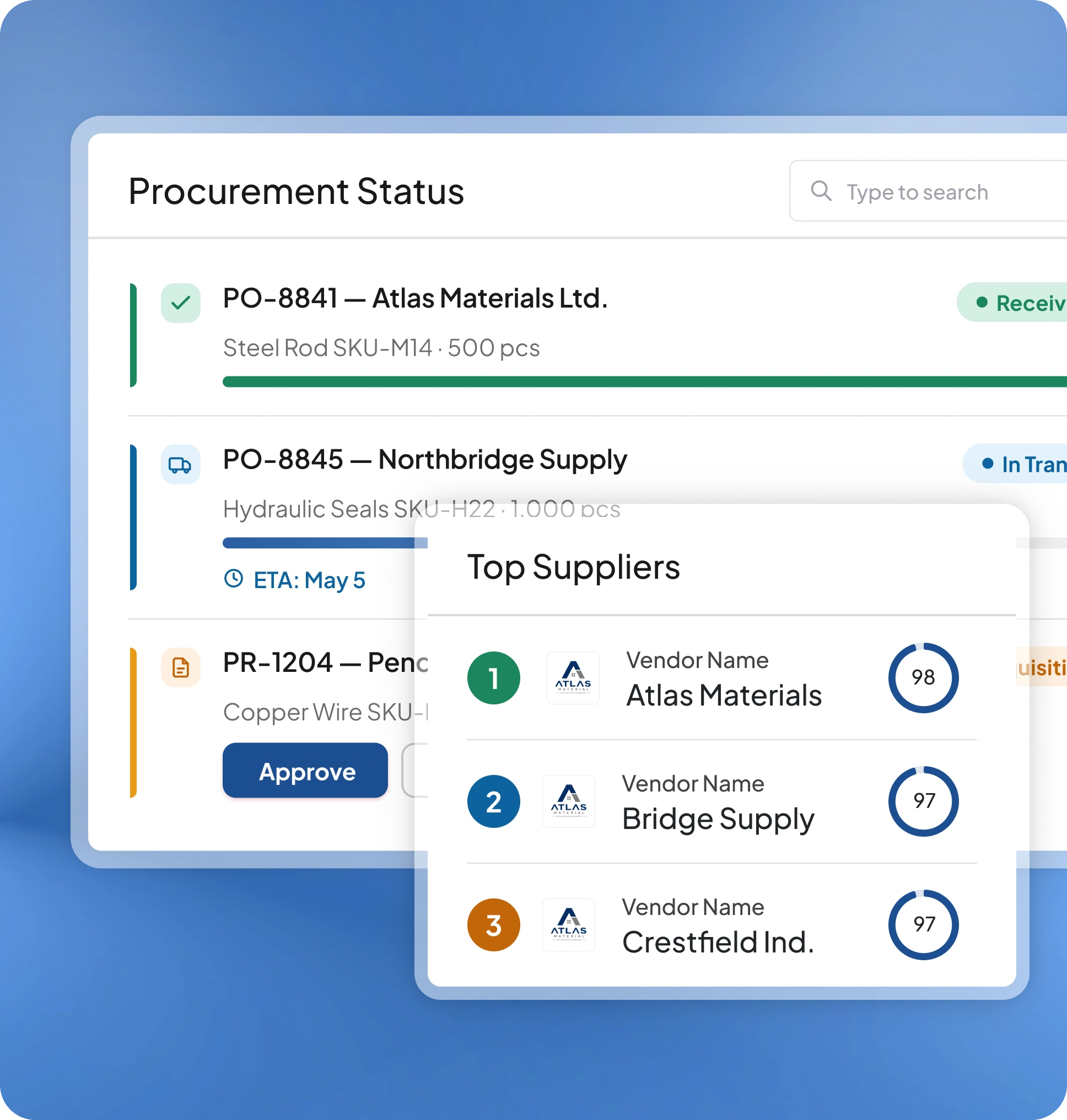 manufacture software feature page HashMicro for Procurement & Supply Chain Coordination