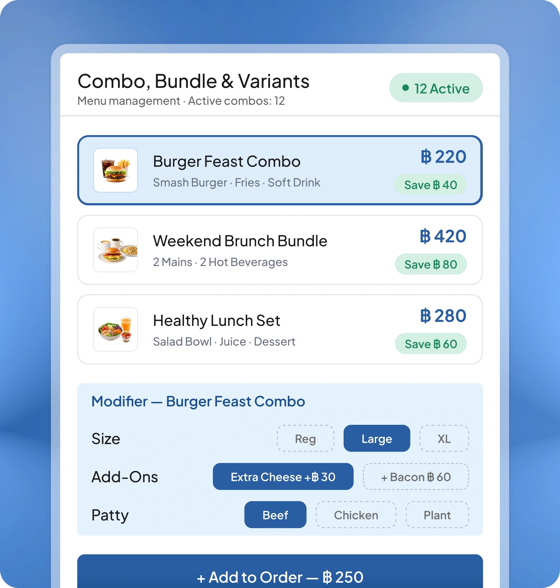 pos f&b software feature page HashMicro for Menu Pricing Management